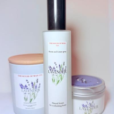 Lavender Scented Candle Tin